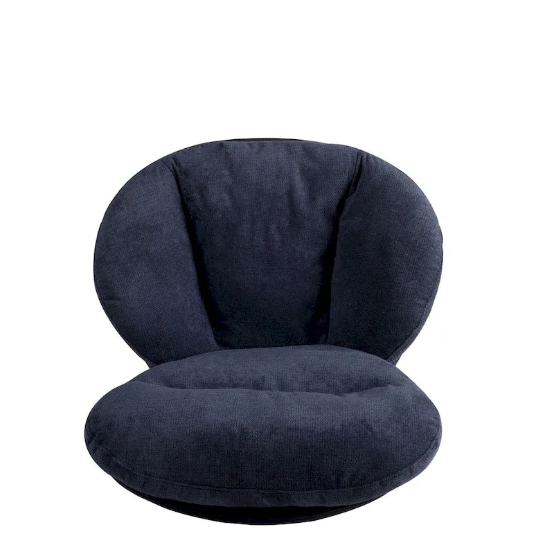 Swivel Accent Chair with Metal Base Frame Comfy Single Leisure Sofa Reading Chair 360 Degree Swivel