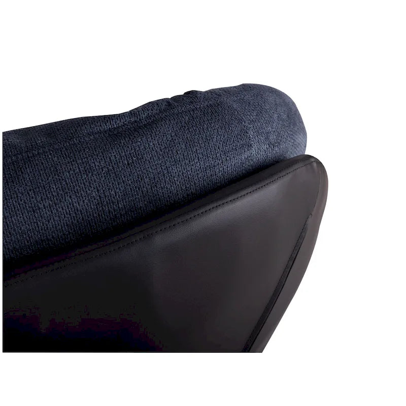 Swivel Accent Chair with Metal Base Frame Comfy Single Leisure Sofa Reading Chair 360 Degree Swivel