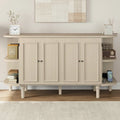 Farmhouse Murphy Bed with Curved Shelves and Charging Station