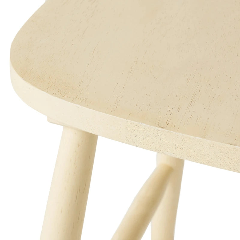 Farmhouse High Back Spindle Dining Chairs Set of 2