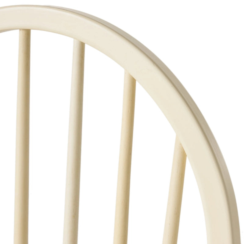 Farmhouse High Back Spindle Dining Chairs Set of 2