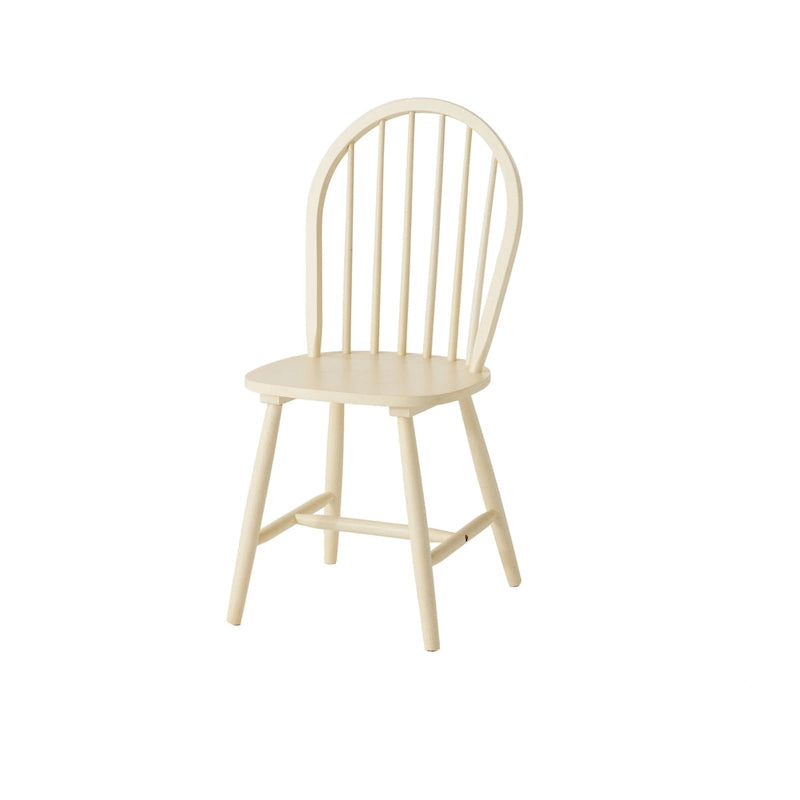 Farmhouse High Back Spindle Dining Chairs Set of 2