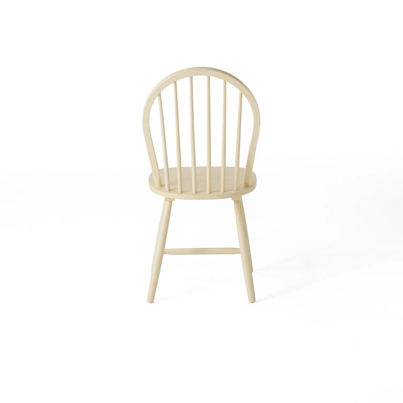 Farmhouse High Back Spindle Dining Chairs Set of 2