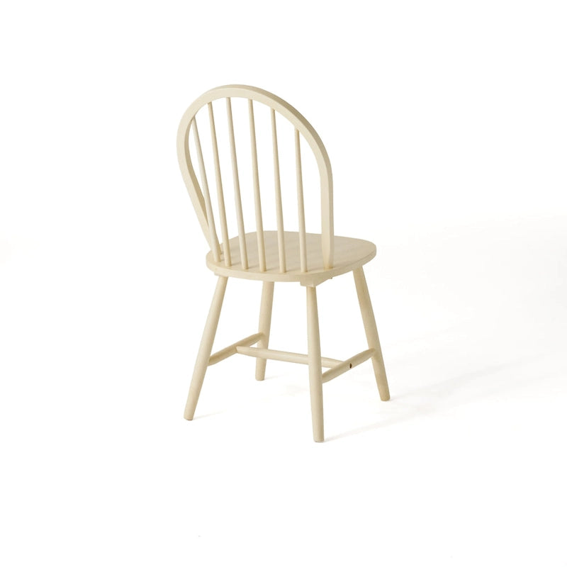 Farmhouse High Back Spindle Dining Chairs Set of 2
