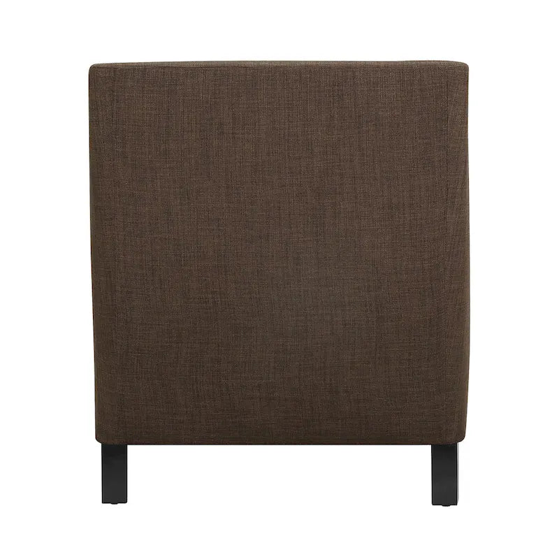 Accent Armchair with Chrome Nailhead Trim