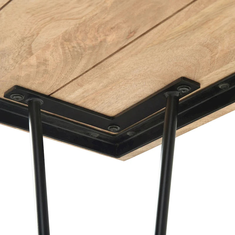 Industrial Wood Dining Table