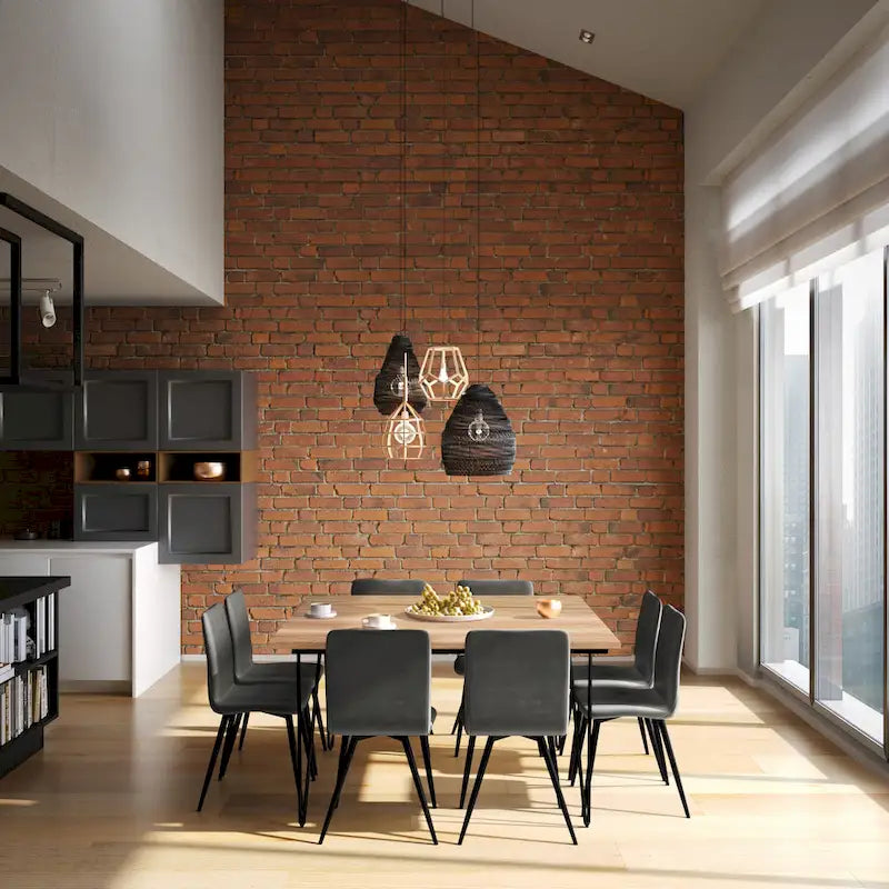 Industrial Wood Dining Table