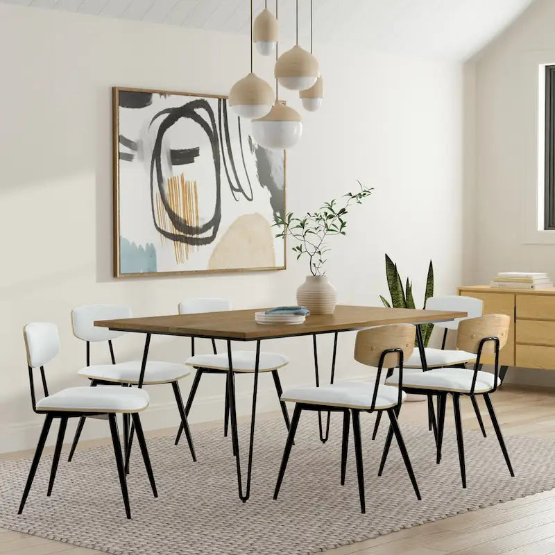 Industrial Wood Dining Table