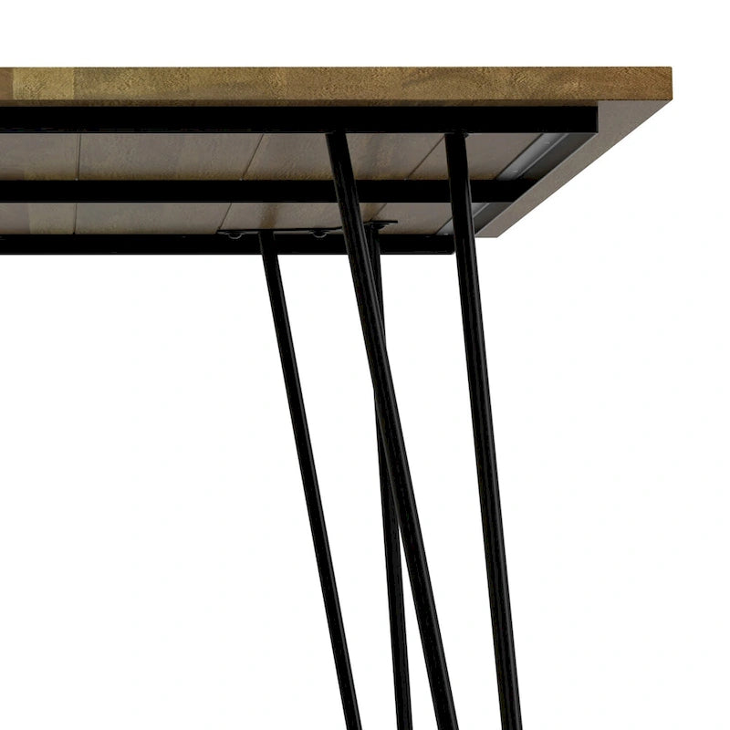 Industrial Wood Dining Table