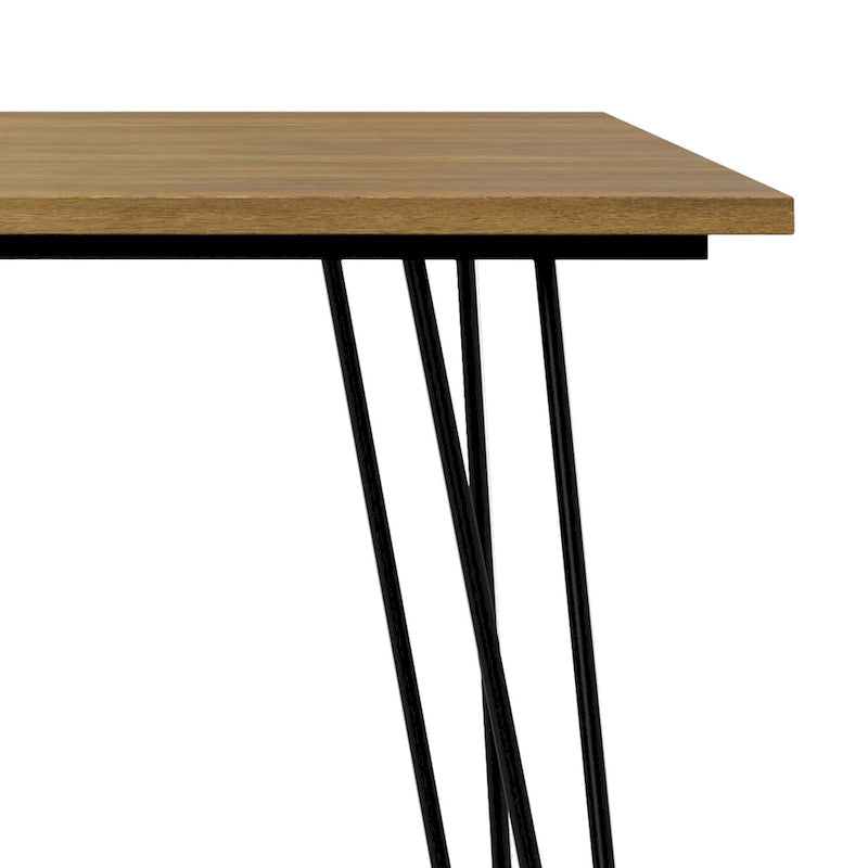 Industrial Wood Dining Table
