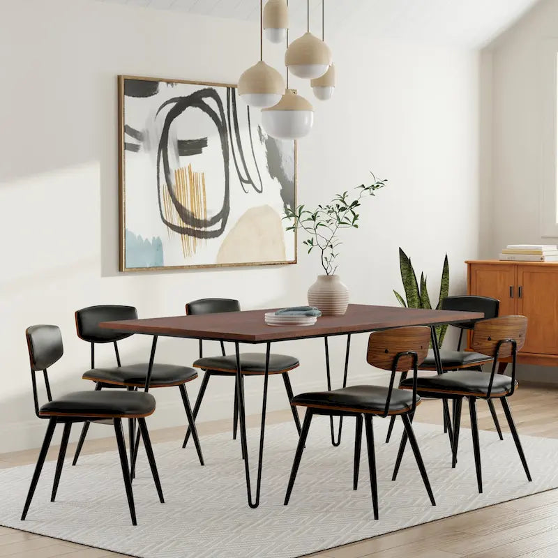 Industrial Wood Dining Table