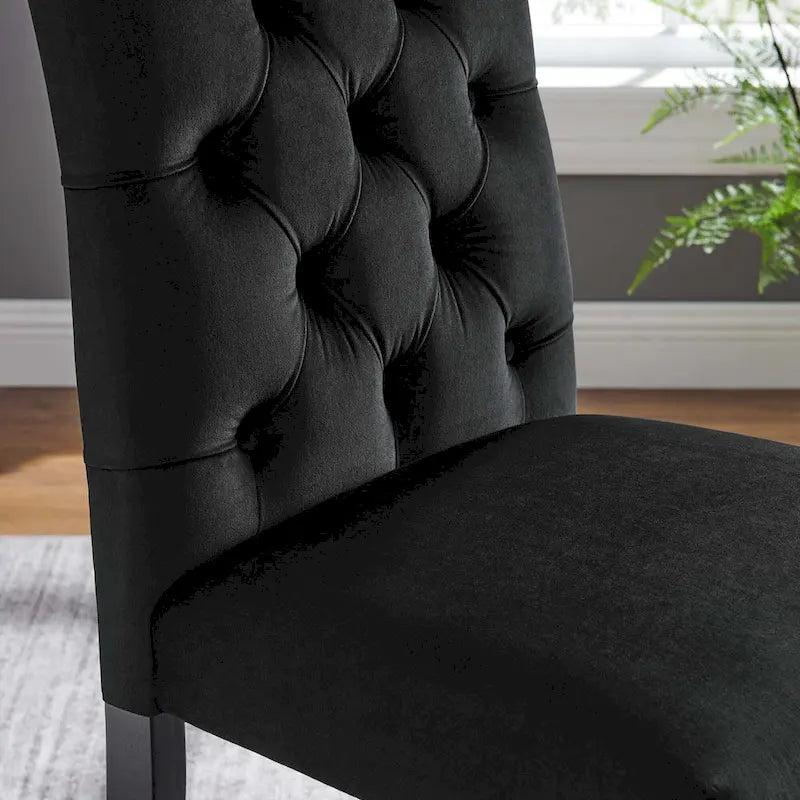 Performance Velvet Dining Chairs Set of 2