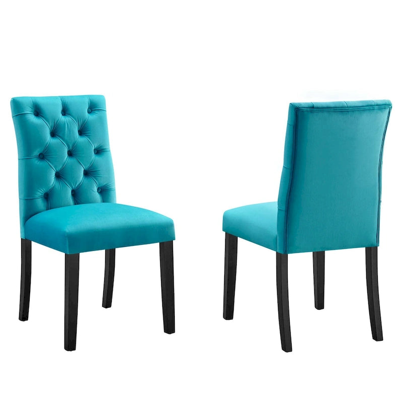 Performance Velvet Dining Chairs Set of 2