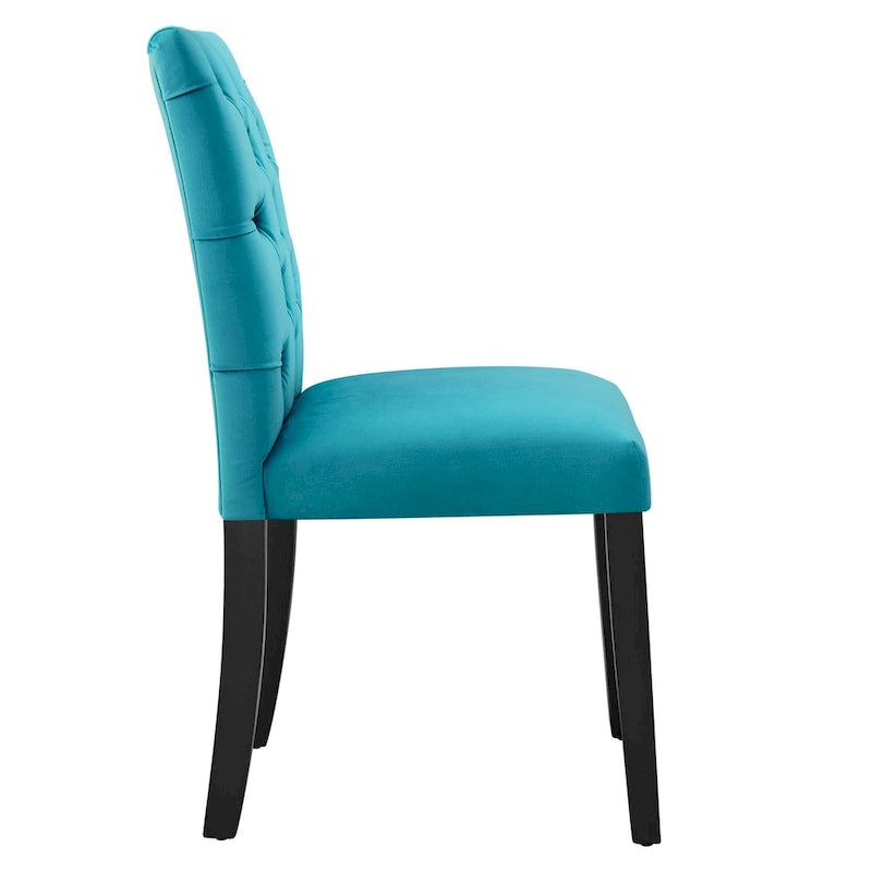 Performance Velvet Dining Chairs Set of 2