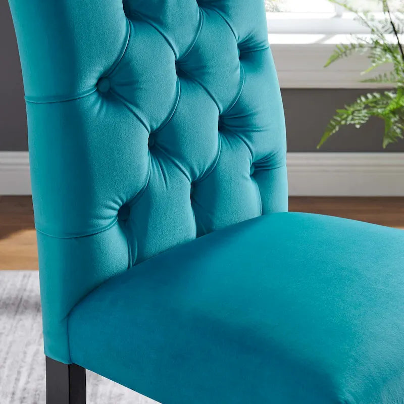 Performance Velvet Dining Chairs Set of 2