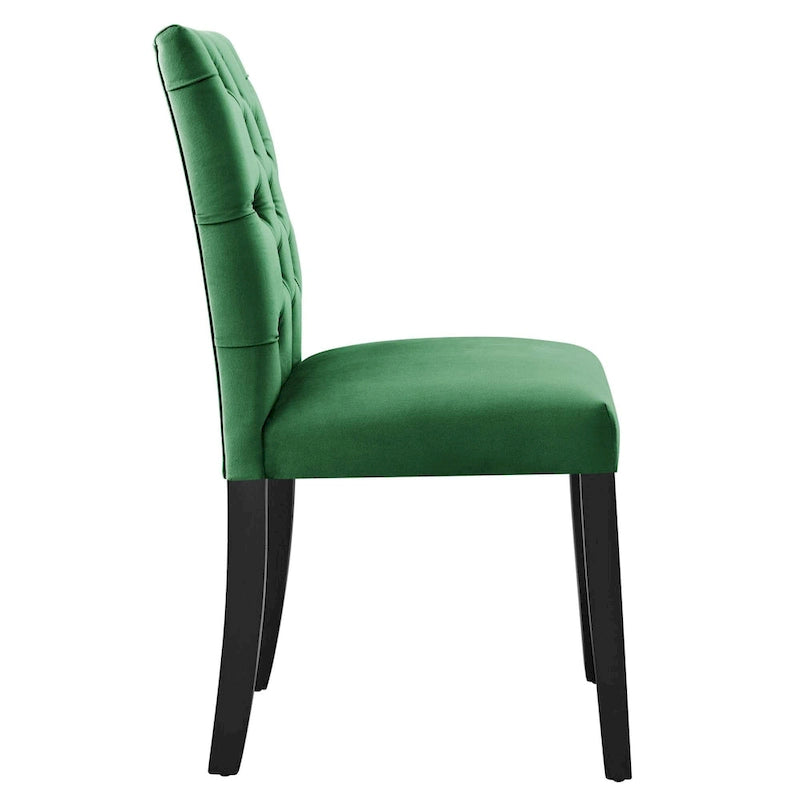 Performance Velvet Dining Chairs Set of 2