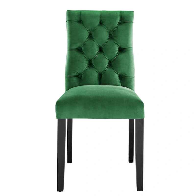 Performance Velvet Dining Chairs Set of 2