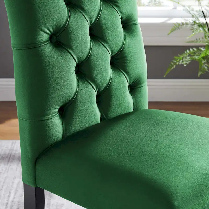Performance Velvet Dining Chairs Set of 2