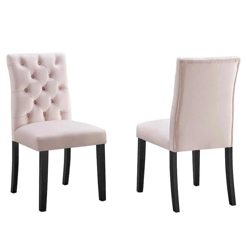 Performance Velvet Dining Chairs Set of 2