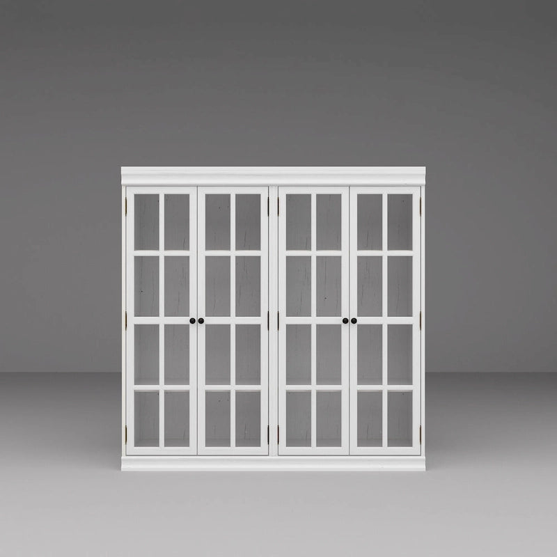 Stylish 2-Door Storage Cabinet Buffet Sideboard Bookshelf Display