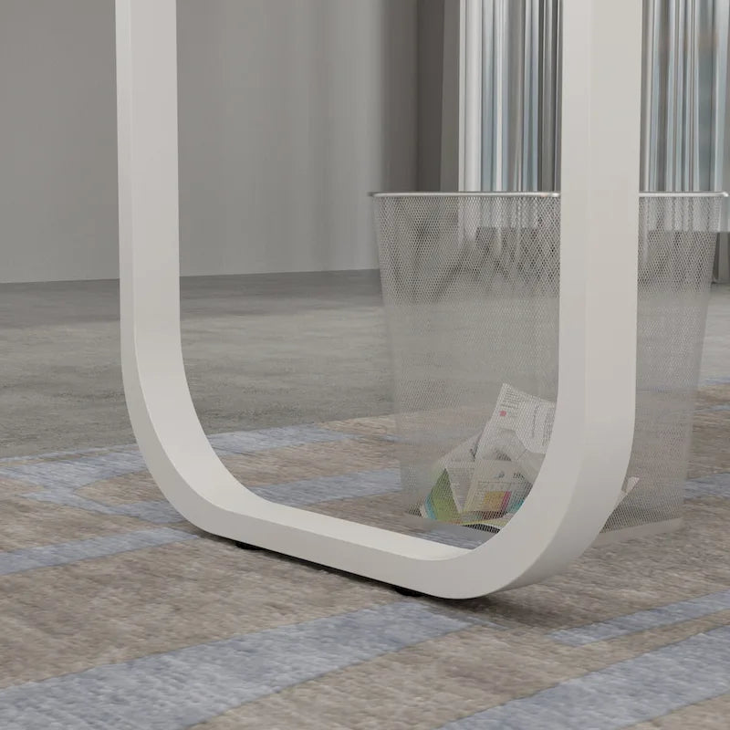 55" L-Shaped Computer Desk with Storage Workstation