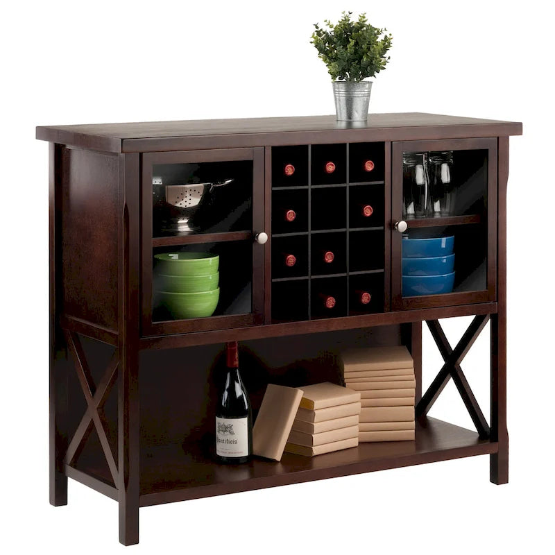 Buffet Cabinet Cappuccino 43.8W x 18D x 35.9H