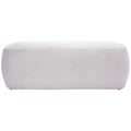 Rectangular Ottoman Plush Velvet Modern Minimalist Accent Bench