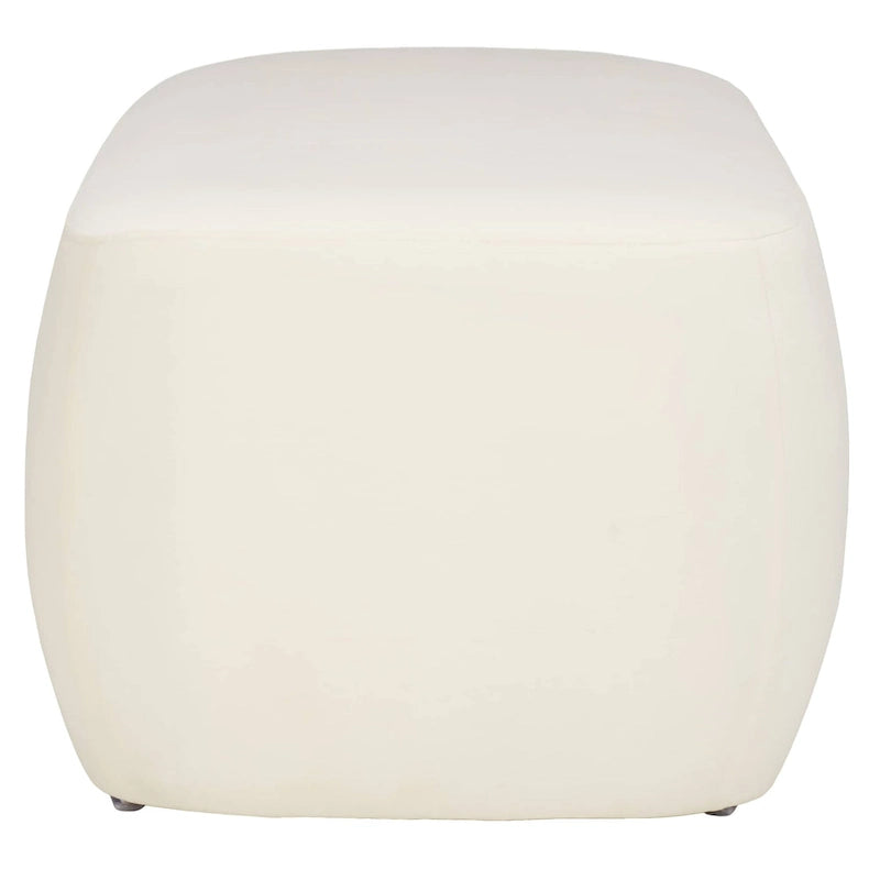 Rectangular Ottoman Plush Velvet Modern Minimalist Accent Bench