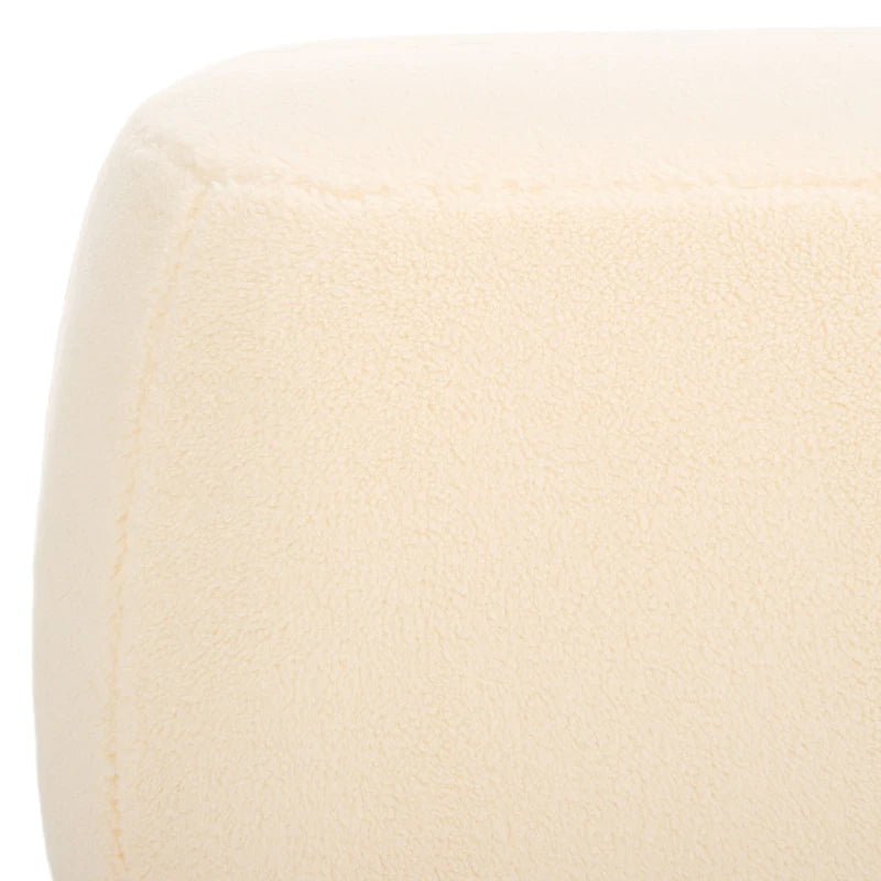 Rectangular Ottoman Plush Velvet Modern Minimalist Accent Bench