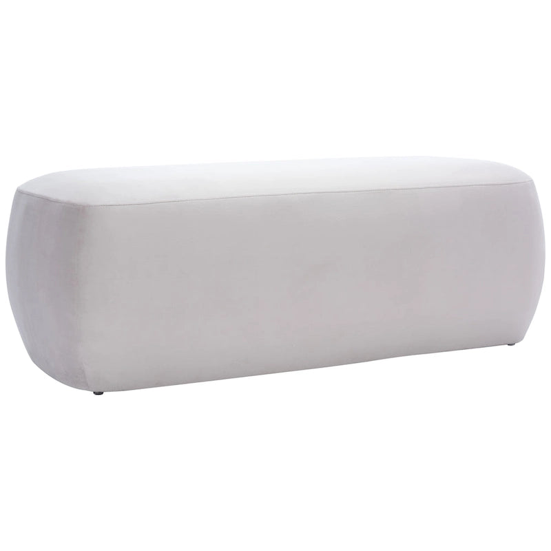 Rectangular Ottoman Plush Velvet Modern Minimalist Accent Bench