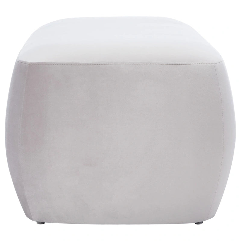 Rectangular Ottoman Plush Velvet Modern Minimalist Accent Bench