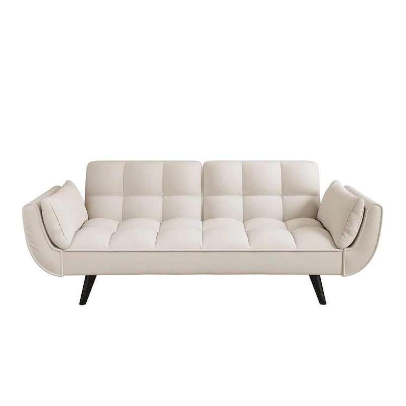 57 Futon Sofa Bed, Convertible Folding Futon Couch Recliner Lounge For Living Room