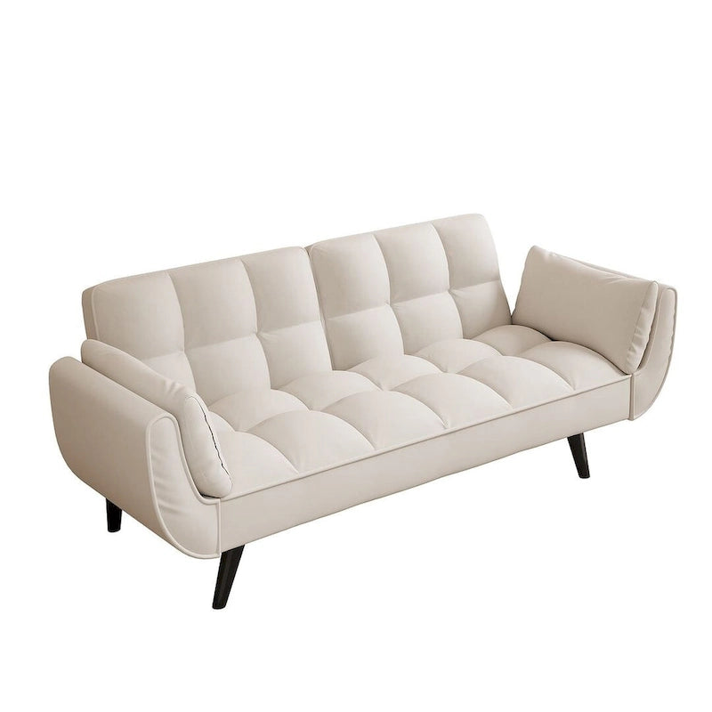 57 Futon Sofa Bed, Convertible Folding Futon Couch Recliner Lounge For Living Room
