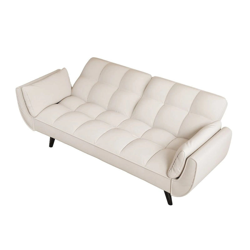 57 Futon Sofa Bed, Convertible Folding Futon Couch Recliner Lounge For Living Room