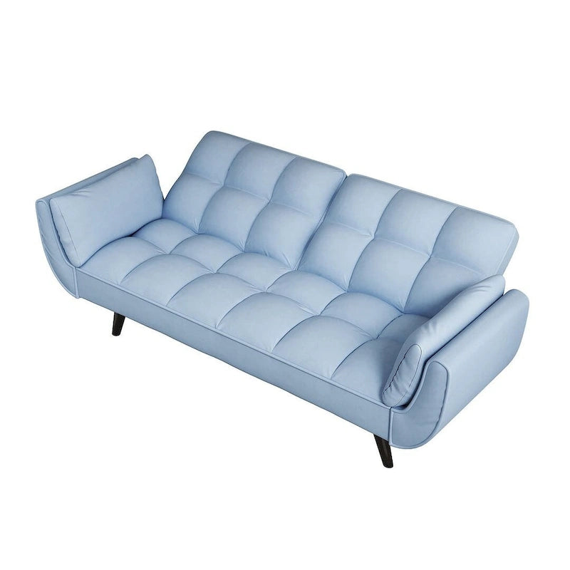 57 Futon Sofa Bed, Convertible Folding Futon Couch Recliner Lounge For Living Room