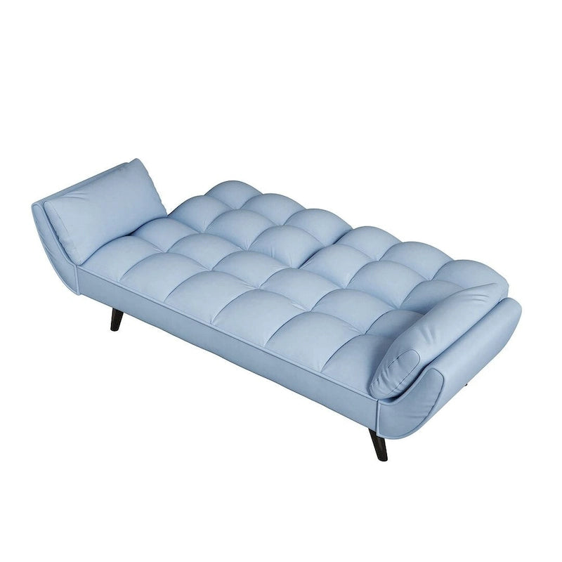 57 Futon Sofa Bed, Convertible Folding Futon Couch Recliner Lounge For Living Room