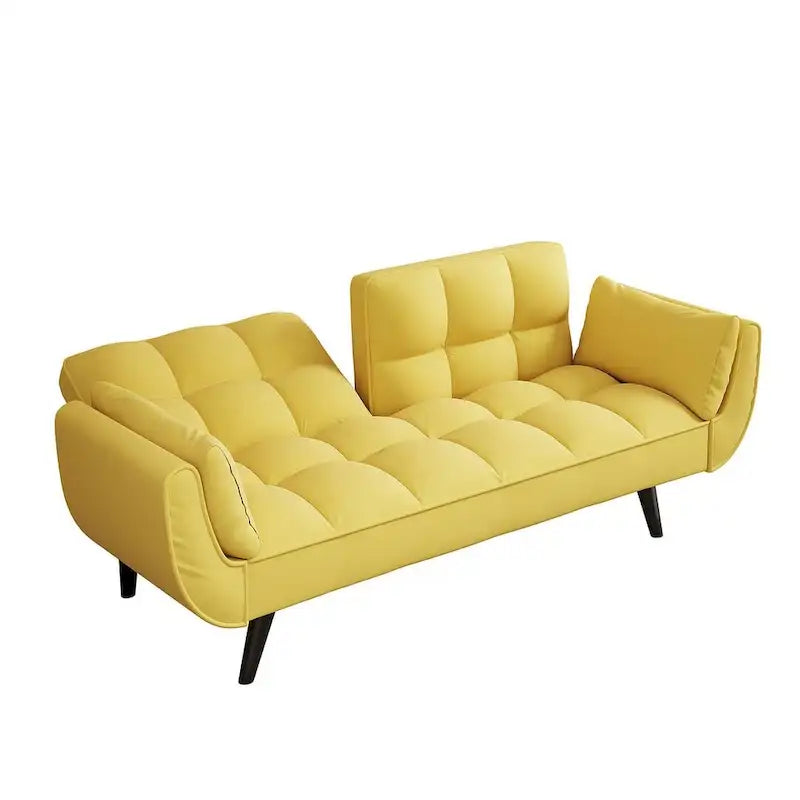 57 Futon Sofa Bed, Convertible Folding Futon Couch Recliner Lounge For Living Room