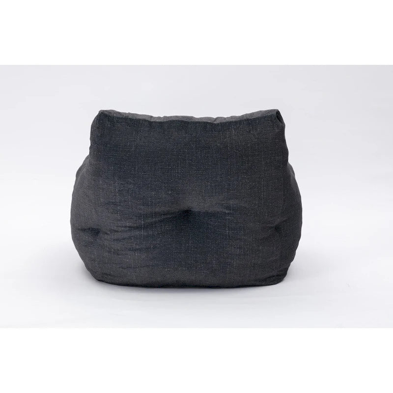 Soft Cotton Linen Fabric Bean Bag Chair Filled with Memory Foam