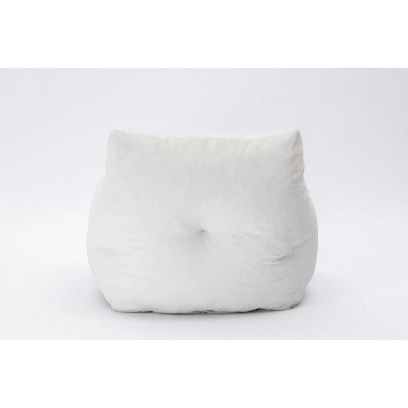 Soft Cotton Linen Fabric Bean Bag Chair Filled with Memory Foam