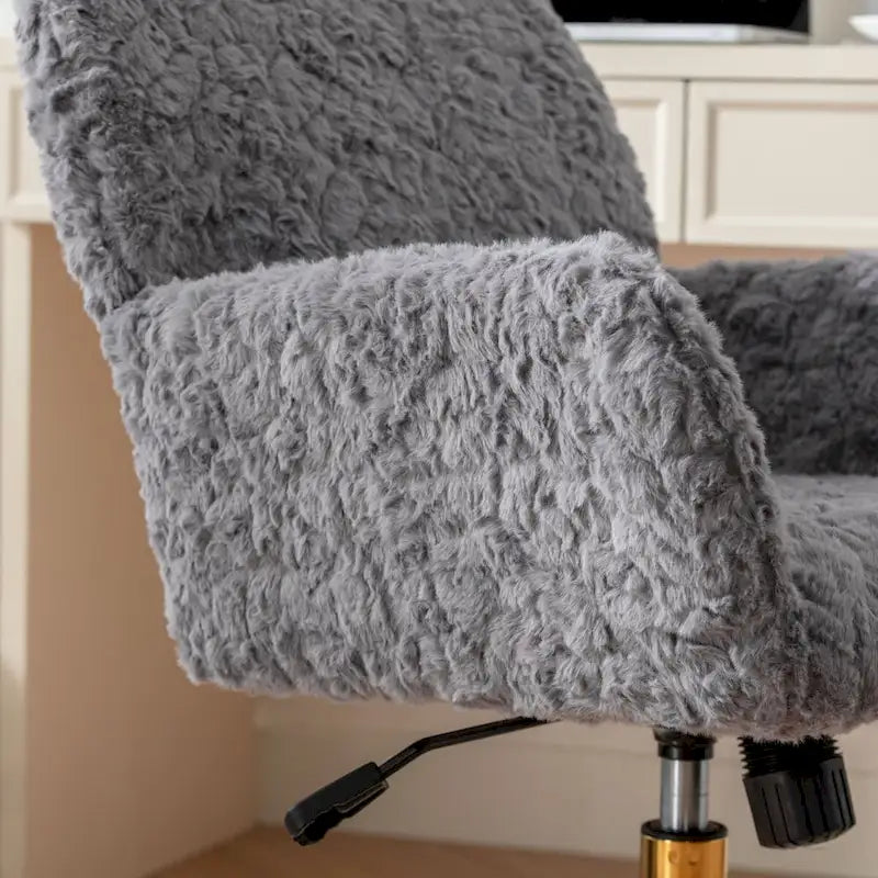 Adjustable Swivel Office Chair with Reclining Back and Padded Seat