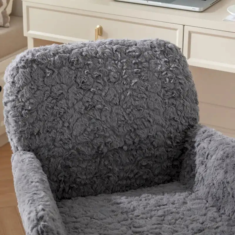 Adjustable Swivel Office Chair with Reclining Back and Padded Seat