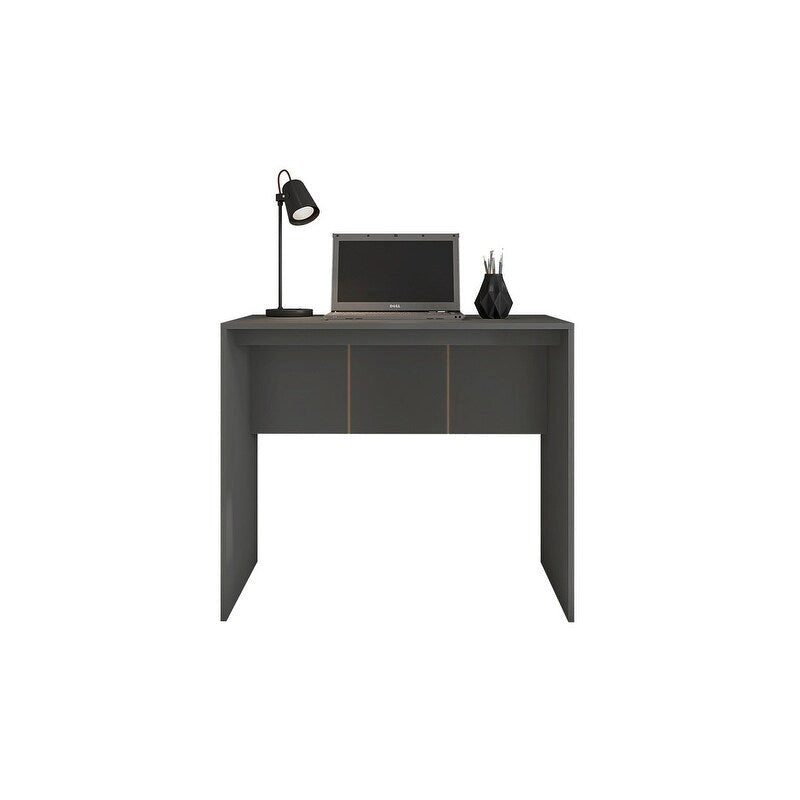 Modern Computer Desk 35-Inch Wide Home Office Study Table for Small Spaces