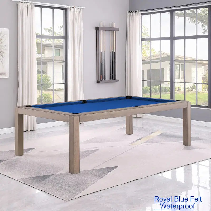 Table de billard 7 pieds avec plateau de salle à manger