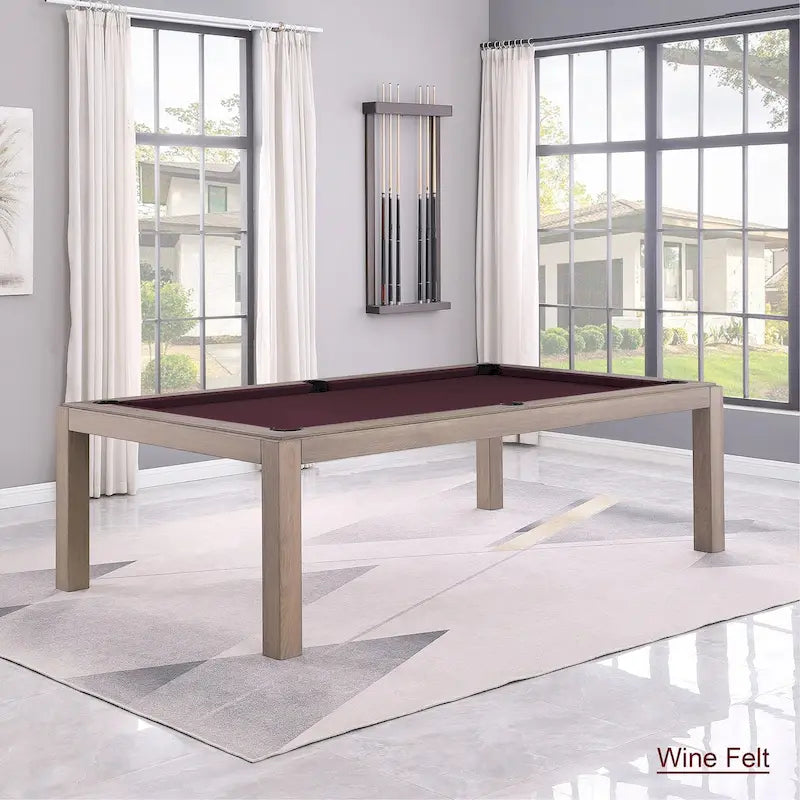 Table de billard 7 pieds avec plateau de salle à manger