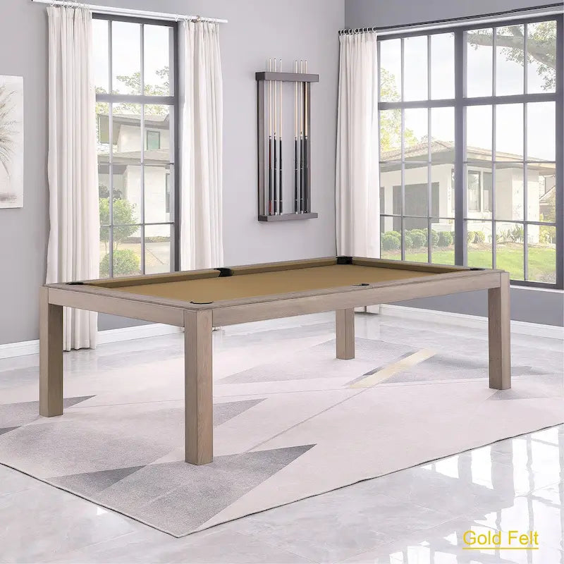 Table de billard 7 pieds avec plateau de salle à manger