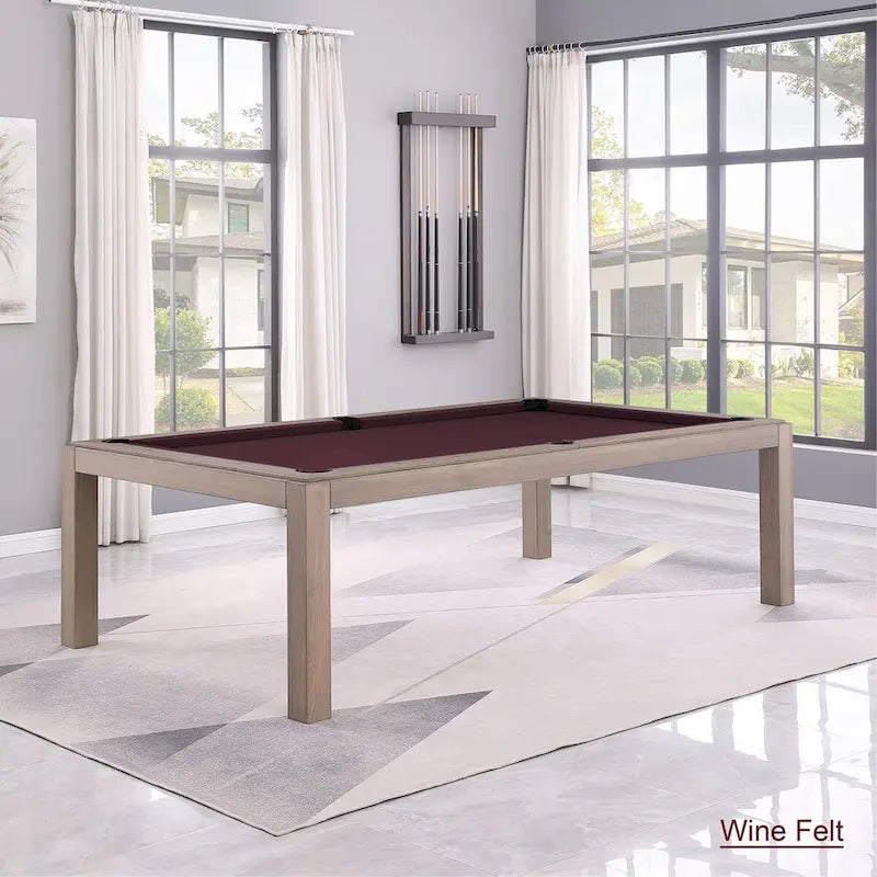 7ft Billiard Slate Pool Table with Dining Top