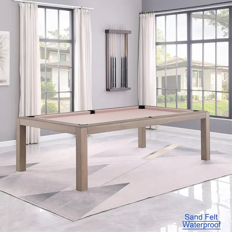 7ft Billiard Slate Pool Table with Dining Top