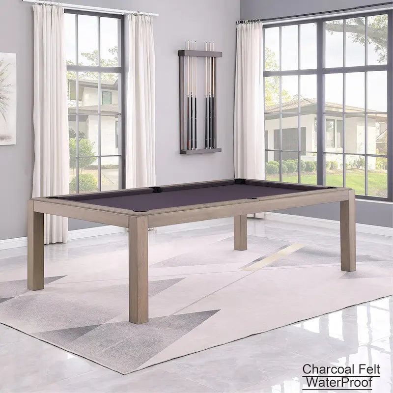 7ft Billiard Slate Pool Table with Dining Top