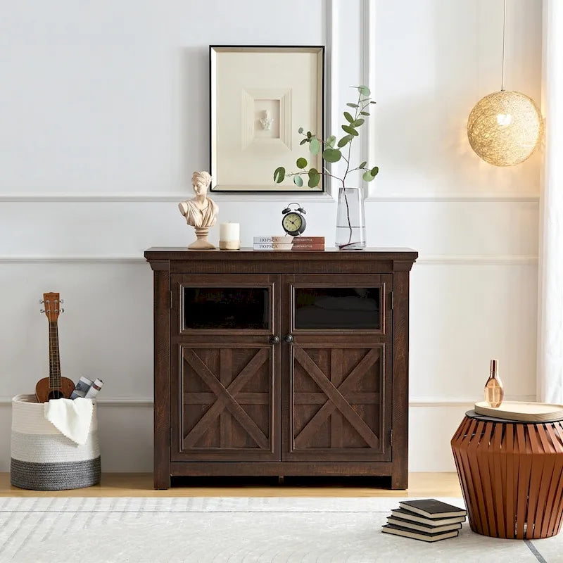 Large Buffet Sideboard Cabinet Bar Wine Cabinet
