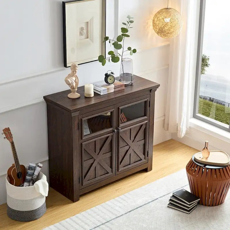 Large Buffet Sideboard Cabinet Bar Wine Cabinet